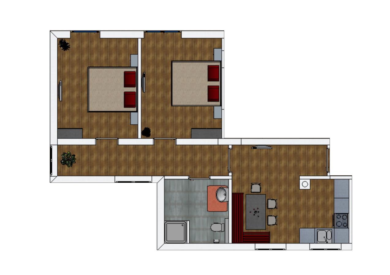 Pension Appartement Lanzer Moosburg Exteriör bild